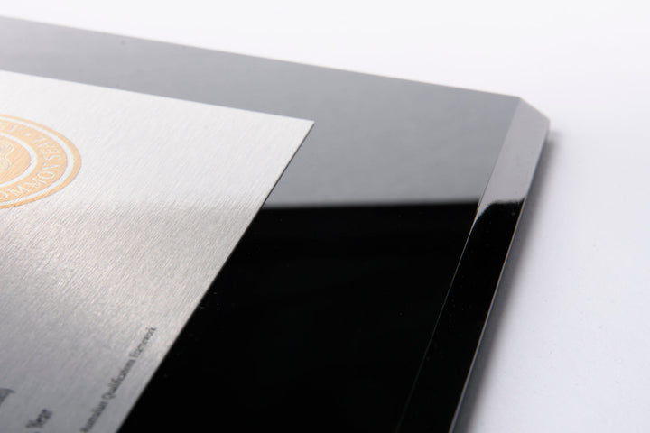 Torrens Plaque Black Acrylic