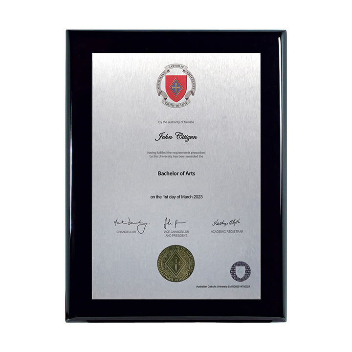 ACU Plaque Prestige Black