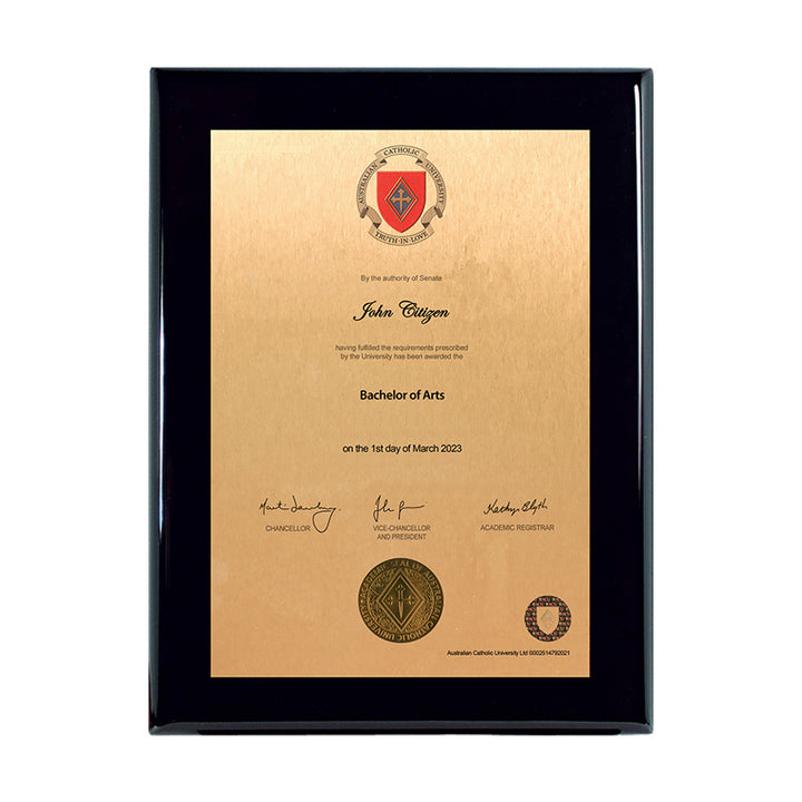 ACU Plaque Prestige Black