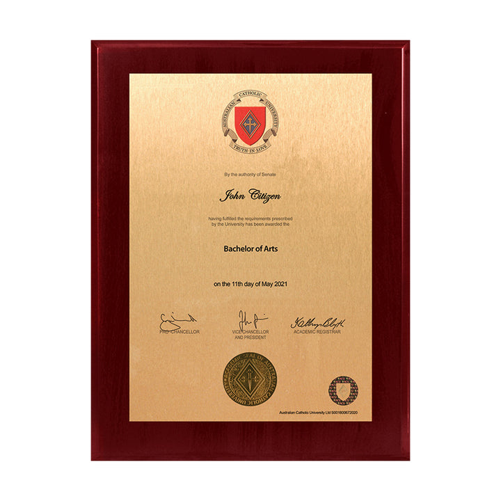 ACU Plaque Prestige