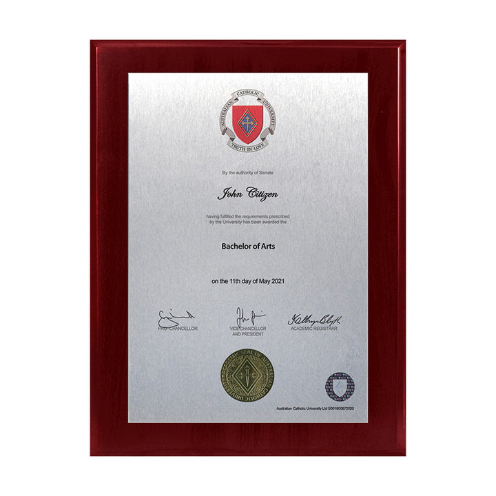 ACU Plaque Prestige