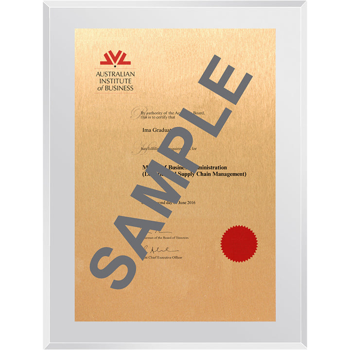 AIB Plaque Clear Atlas