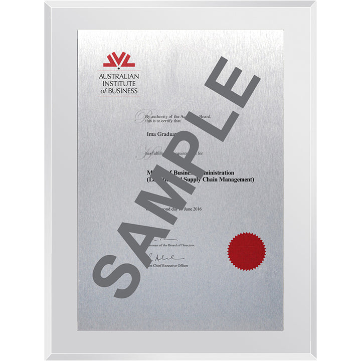 AIB Plaque Clear Atlas