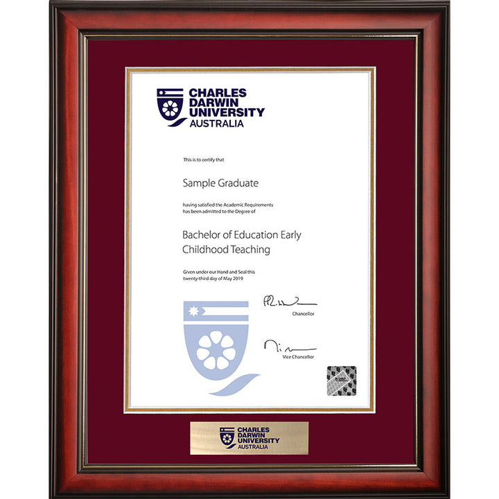 CDU Frame Mahogany Elegance (Masters Degree only)