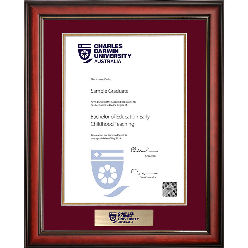 CDU Frame Mahogany Elegance (Bachelor Degree only)