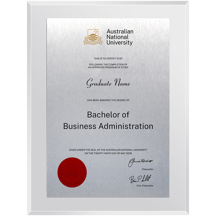 ANU Plaque Clear Acrylic