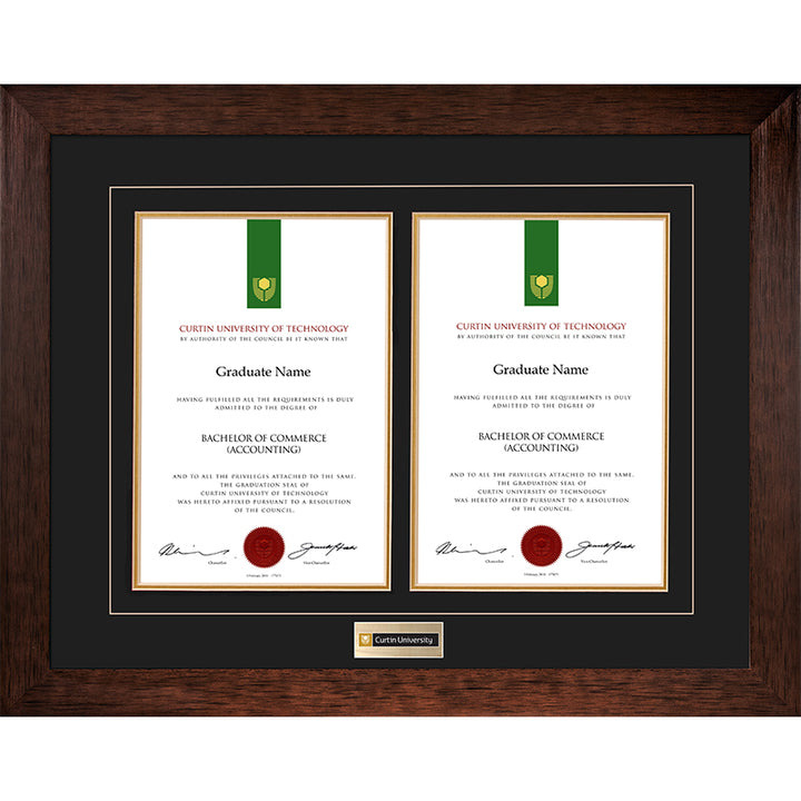 Curtin University Frame Jarrah Double Degree