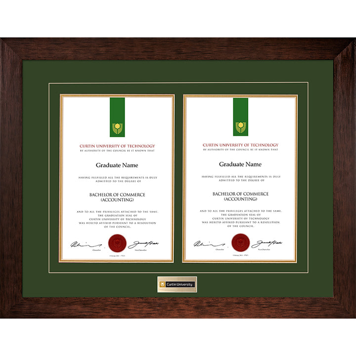 Curtin University Frame Jarrah Double Degree