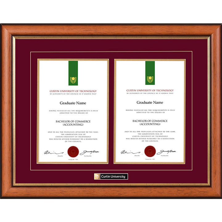 Curtin University Frame Classic Double Degree