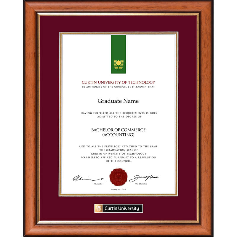 Curtin University Frame Classic Elegance