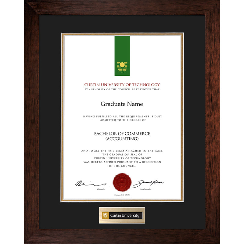 Curtin University Frame Jarrah Elegance
