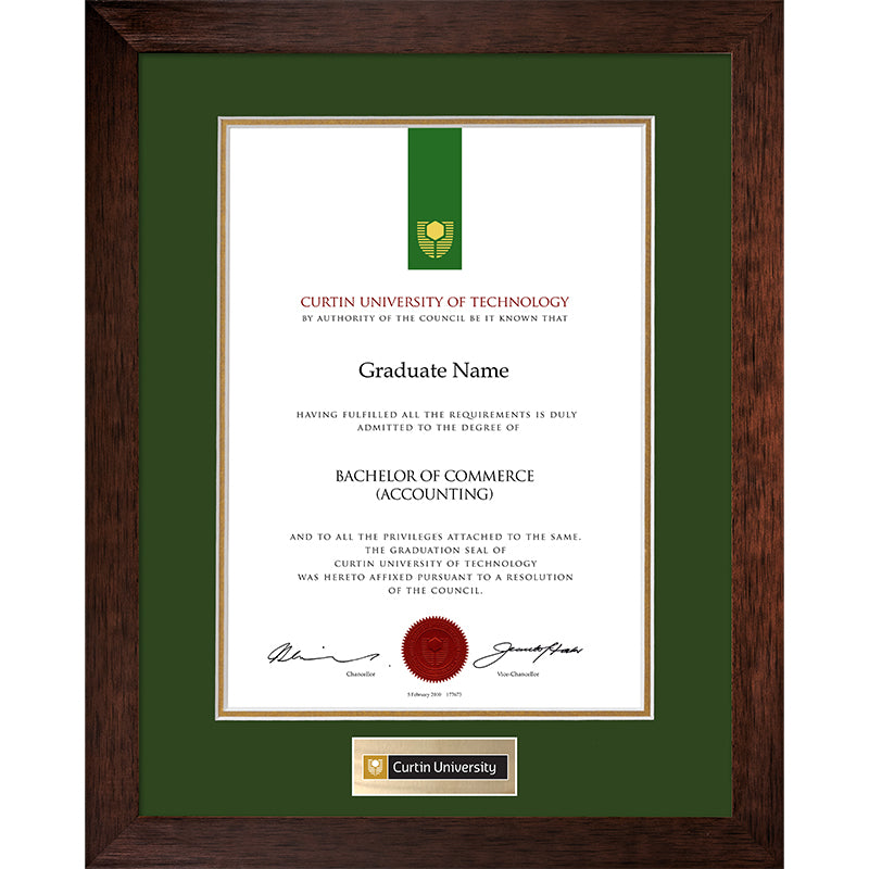 Curtin University Frame Jarrah Elegance