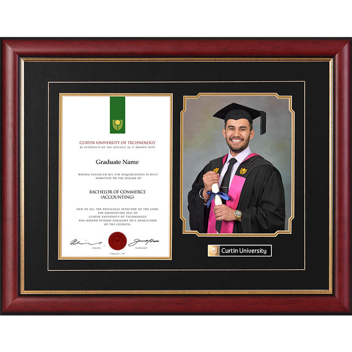 Curtin University Frame Mahogany Regency