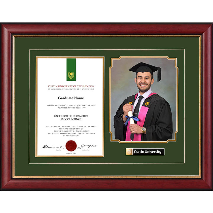 Curtin University Frame Mahogany Regency