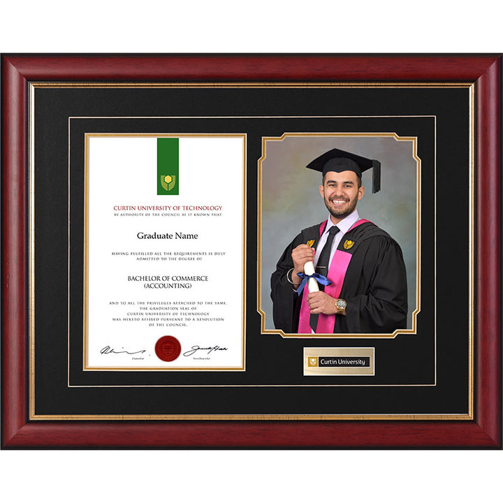 Curtin University Frame Mahogany Regency