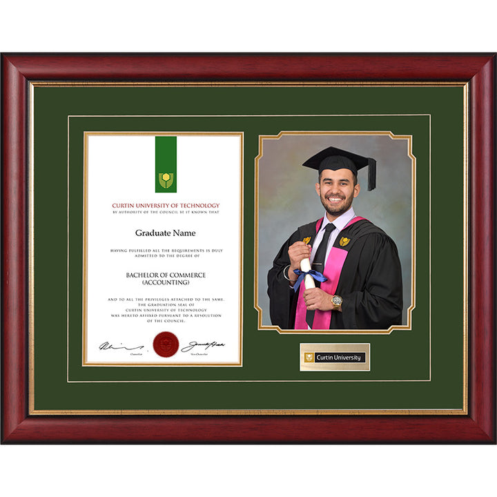 Curtin University Frame Mahogany Regency