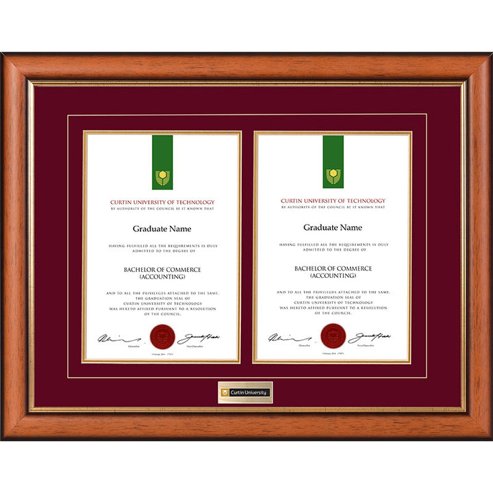Curtin University Frame Classic Double Degree