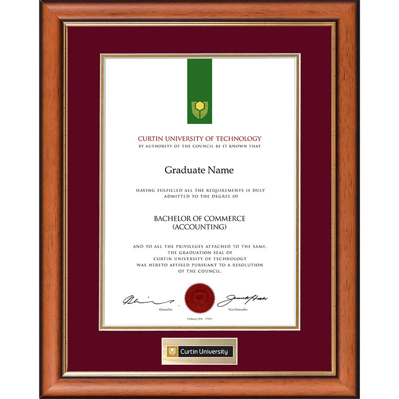 Curtin University Frame Classic Elegance