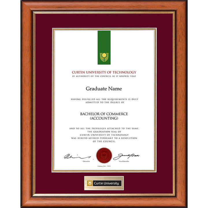 Curtin University Frame Classic Elegance