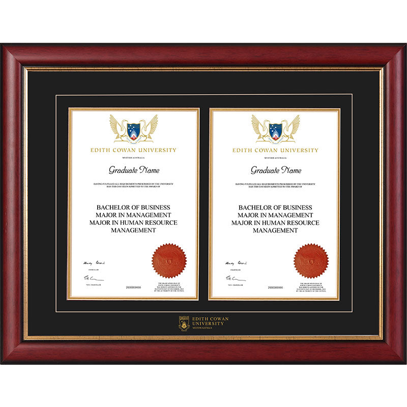 ECU Frame Mahogany Double Degree