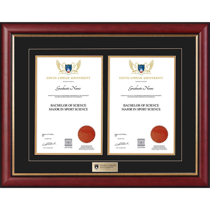 ECU Frame Mahogany Double Degree