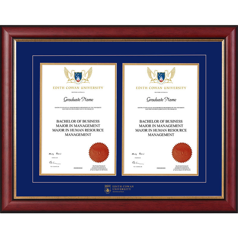 ECU Frame Mahogany Double Degree