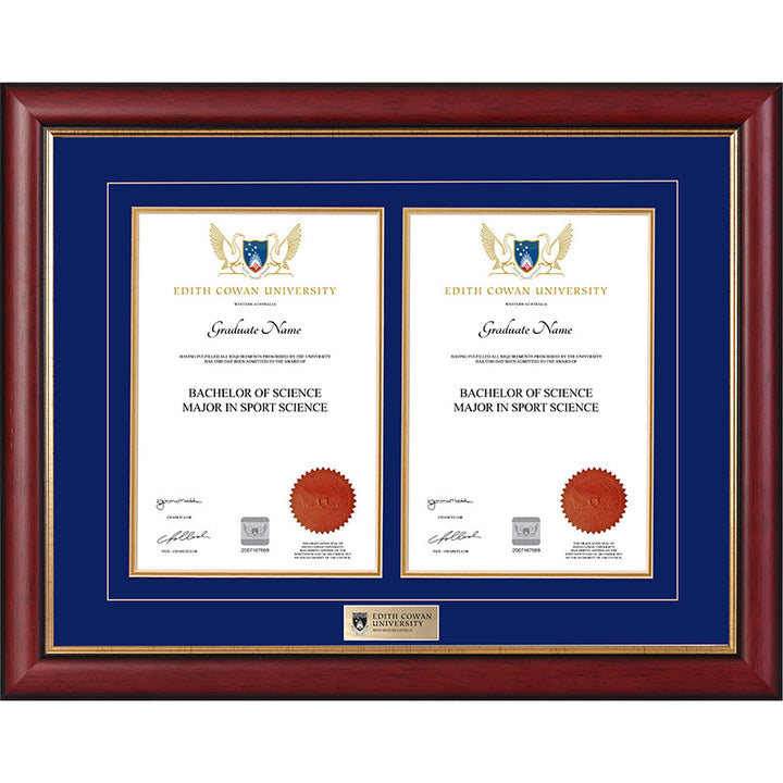 ECU Frame Mahogany Double Degree