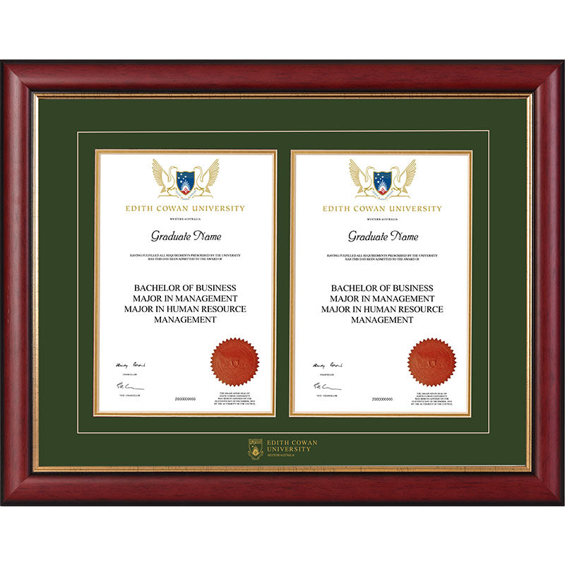 ECU Frame Mahogany Double Degree
