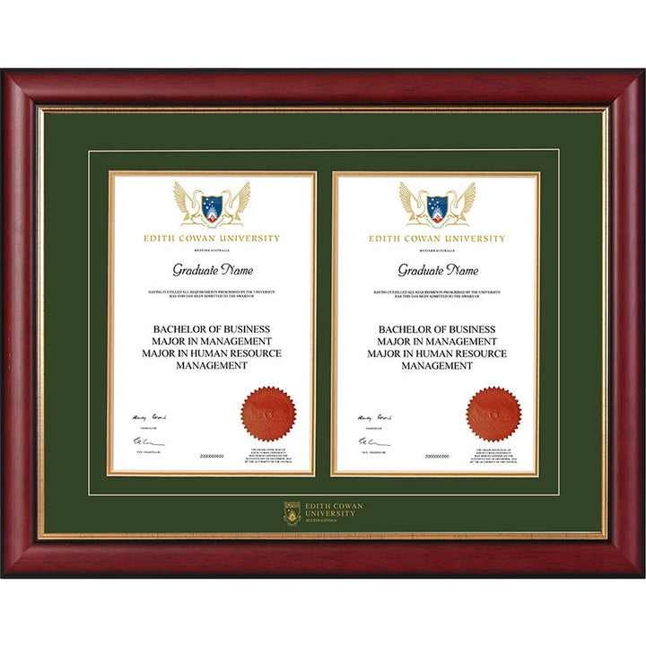 ECU Frame Mahogany Double Degree