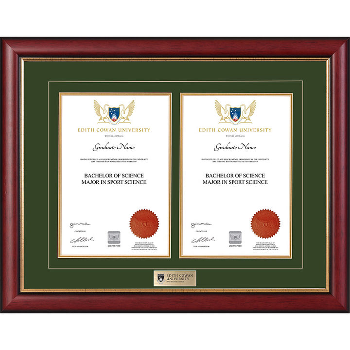 ECU Frame Mahogany Double Degree