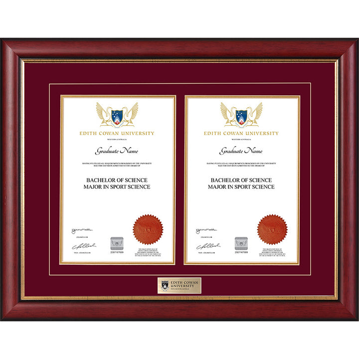 ECU Frame Mahogany Double Degree