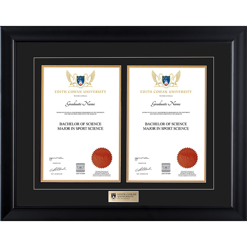 ECU Frame Black Double Degree