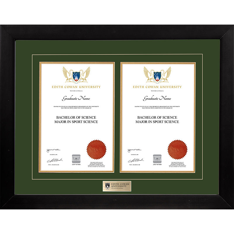 ECU Frame Black Double Degree