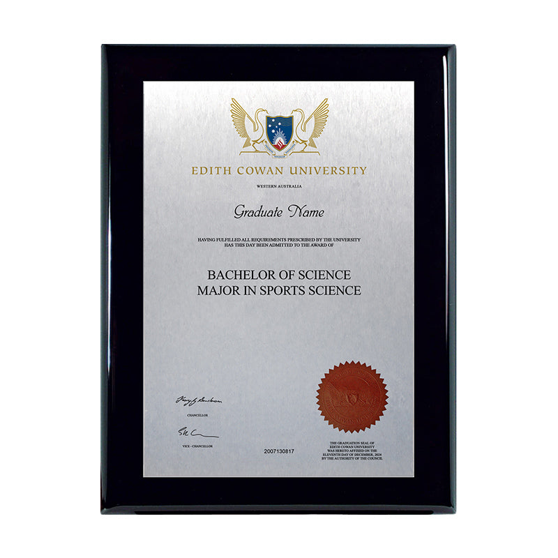 ECU Plaque Prestige Black
