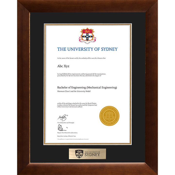 University of Sydney Frame Teak Elegance