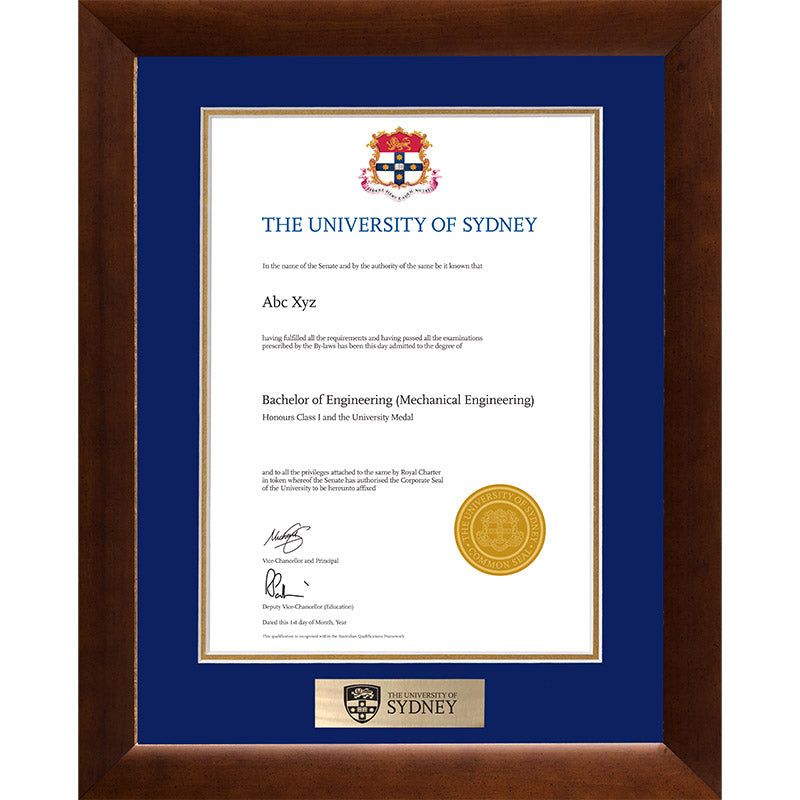 University of Sydney Frame Teak Elegance