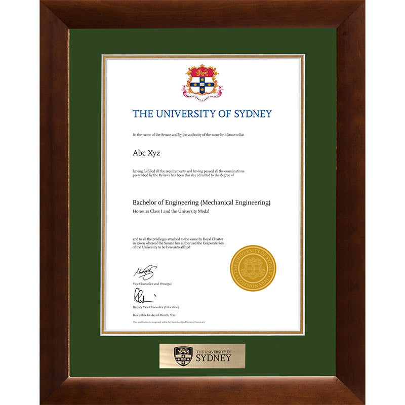 University of Sydney Frame Teak Elegance