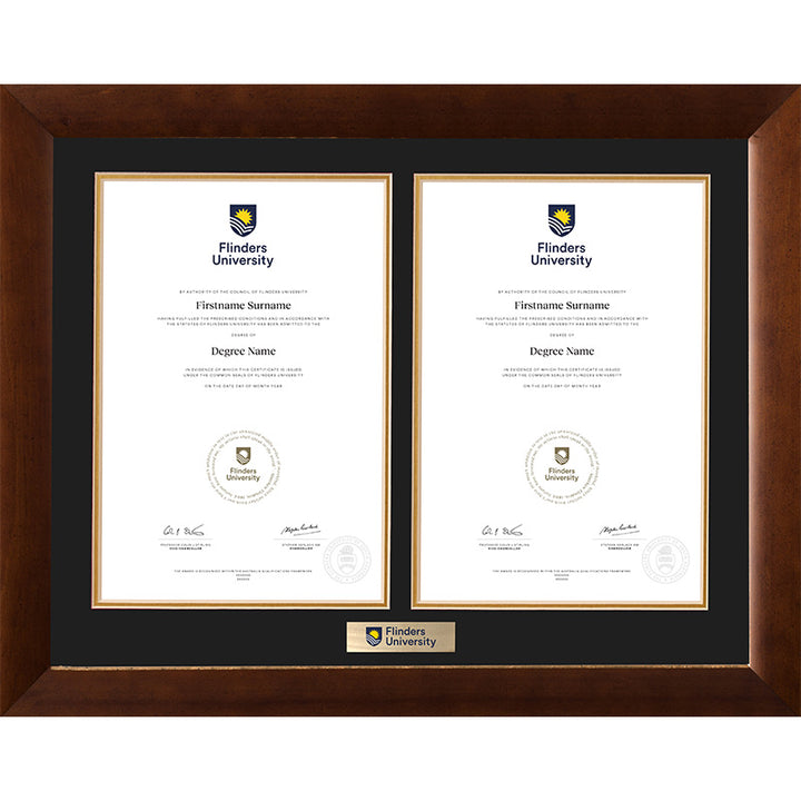 Flinders University Frame Teak Double Degree