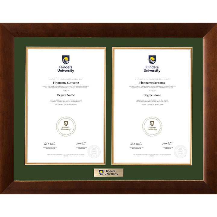 Flinders University Frame Teak Double Degree