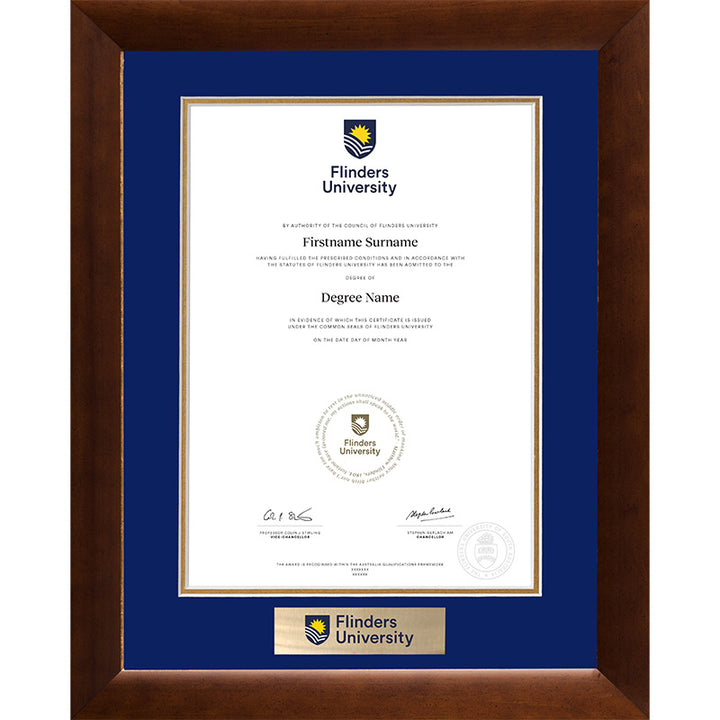 Flinders University Frame Teak Elegance