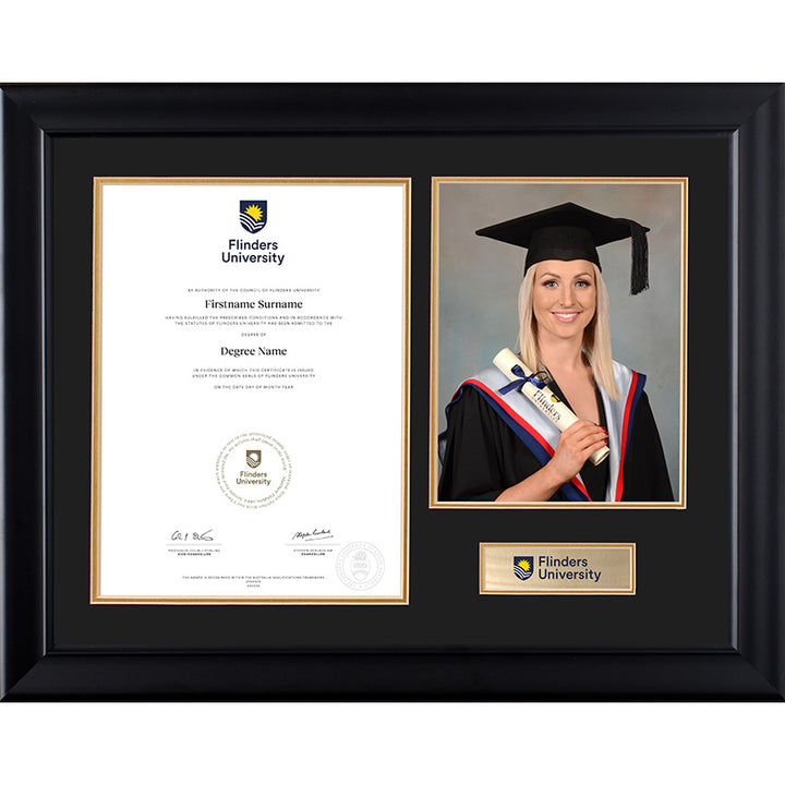 Flinders University Frame Black Regency