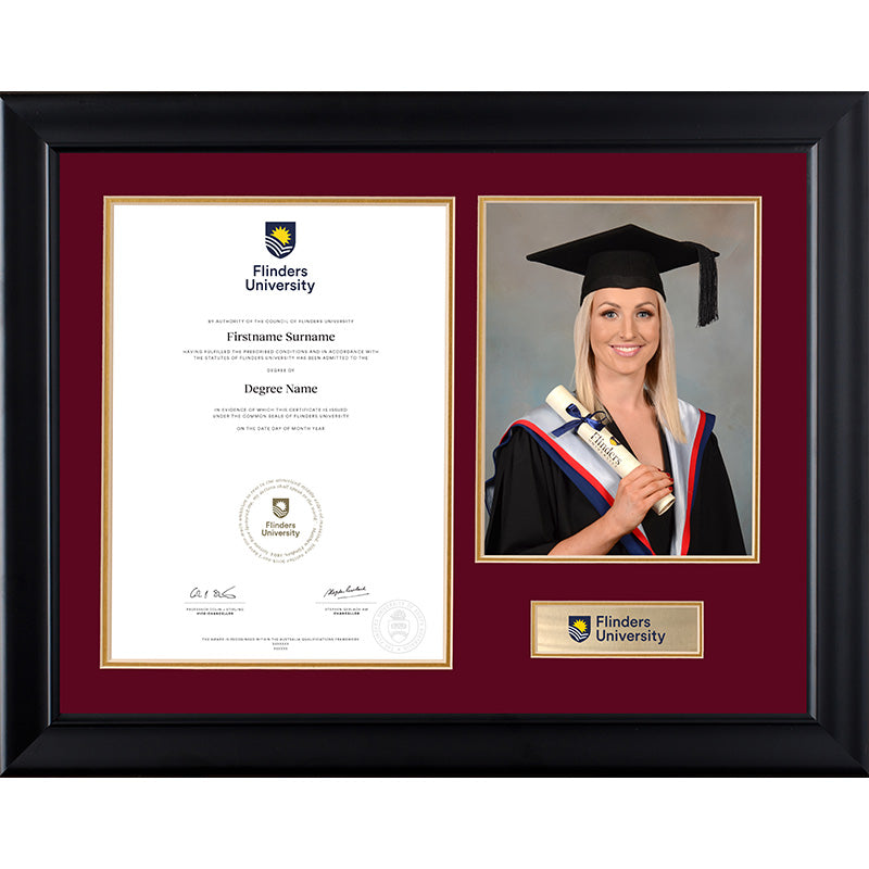 Flinders University Frame Black Regency