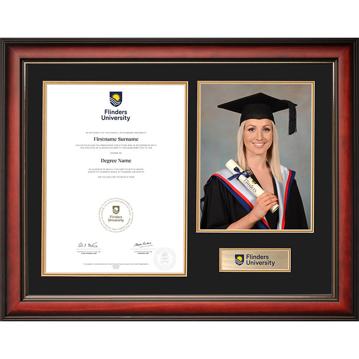 Flinders University Frame Mahogany Regency