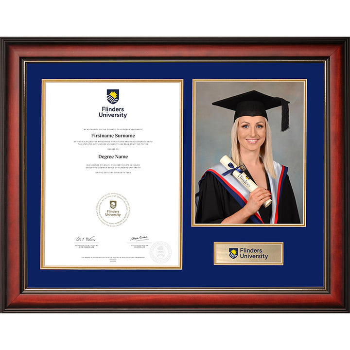 Flinders University Frame Mahogany Regency