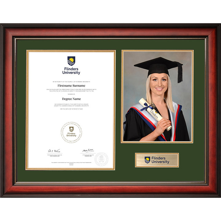 Flinders University Frame Mahogany Regency