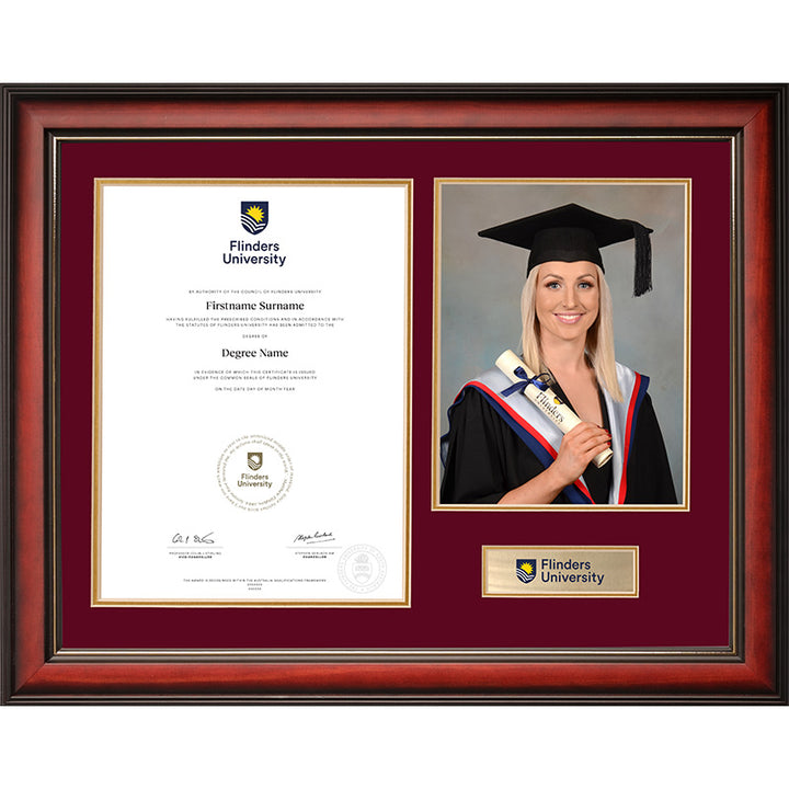 Flinders University Frame Mahogany Regency