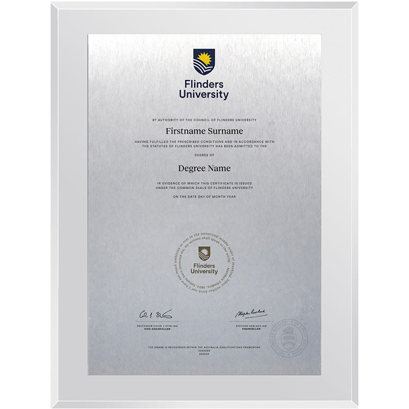 Flinders University Plaque Clear Atlas