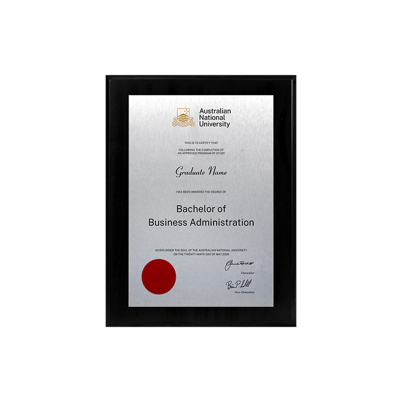 ANU Plaque Black Mini