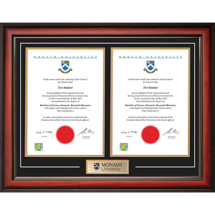 Monash Frame Mahogany Double Degree