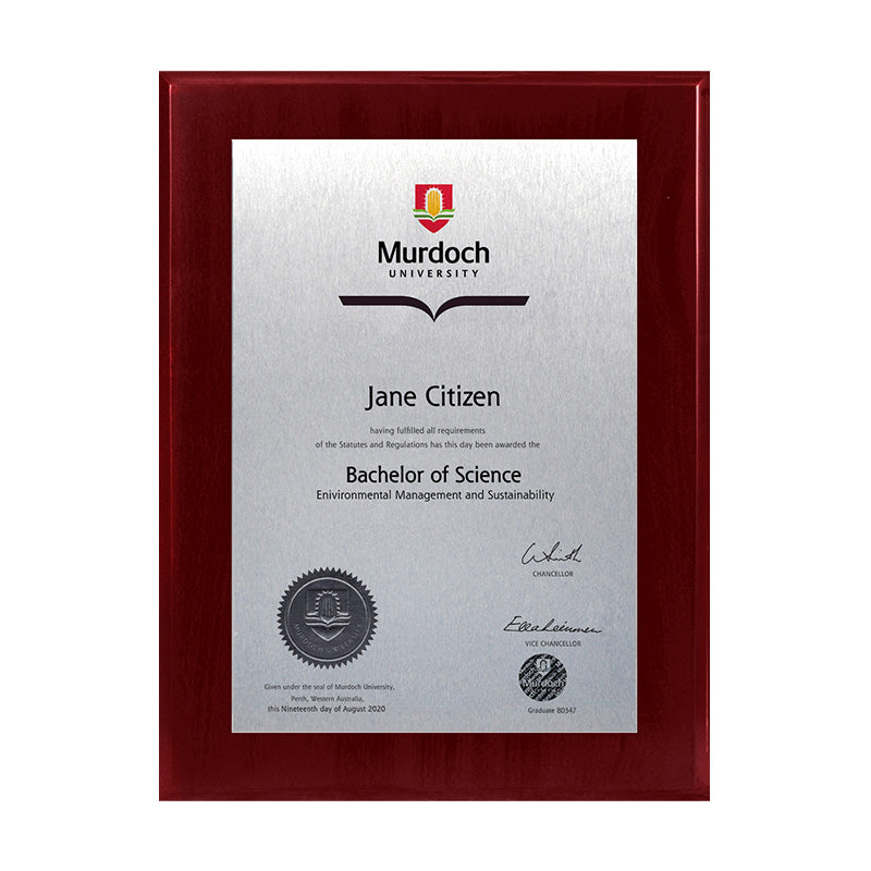 Murdoch University Plaque Prestige